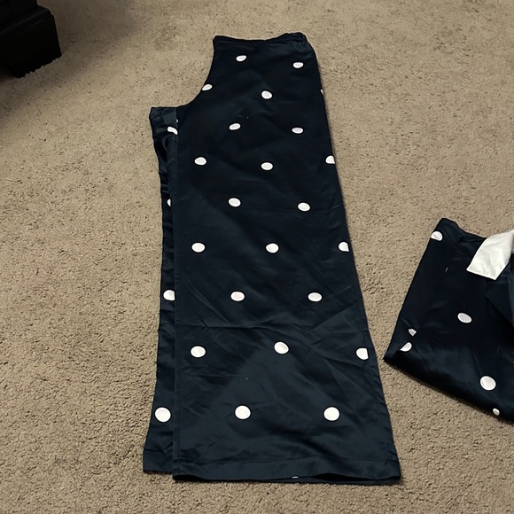 Kate Spade Navy and Pink Polka Dot PJs - Picture 5 of 5